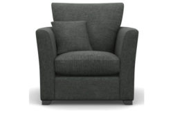 Heart of House Libby Fabric Chair - Pewter